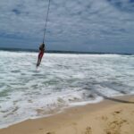 Dalawella Rope swing in Southern Coast of Sri Lanka