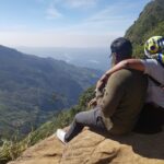 Enjoying the amazing views of  Little adam's peak