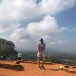 At the Top of Sigiriya Rock Fortress in Sri Lanka