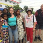 Photo with Sri lankan village girls